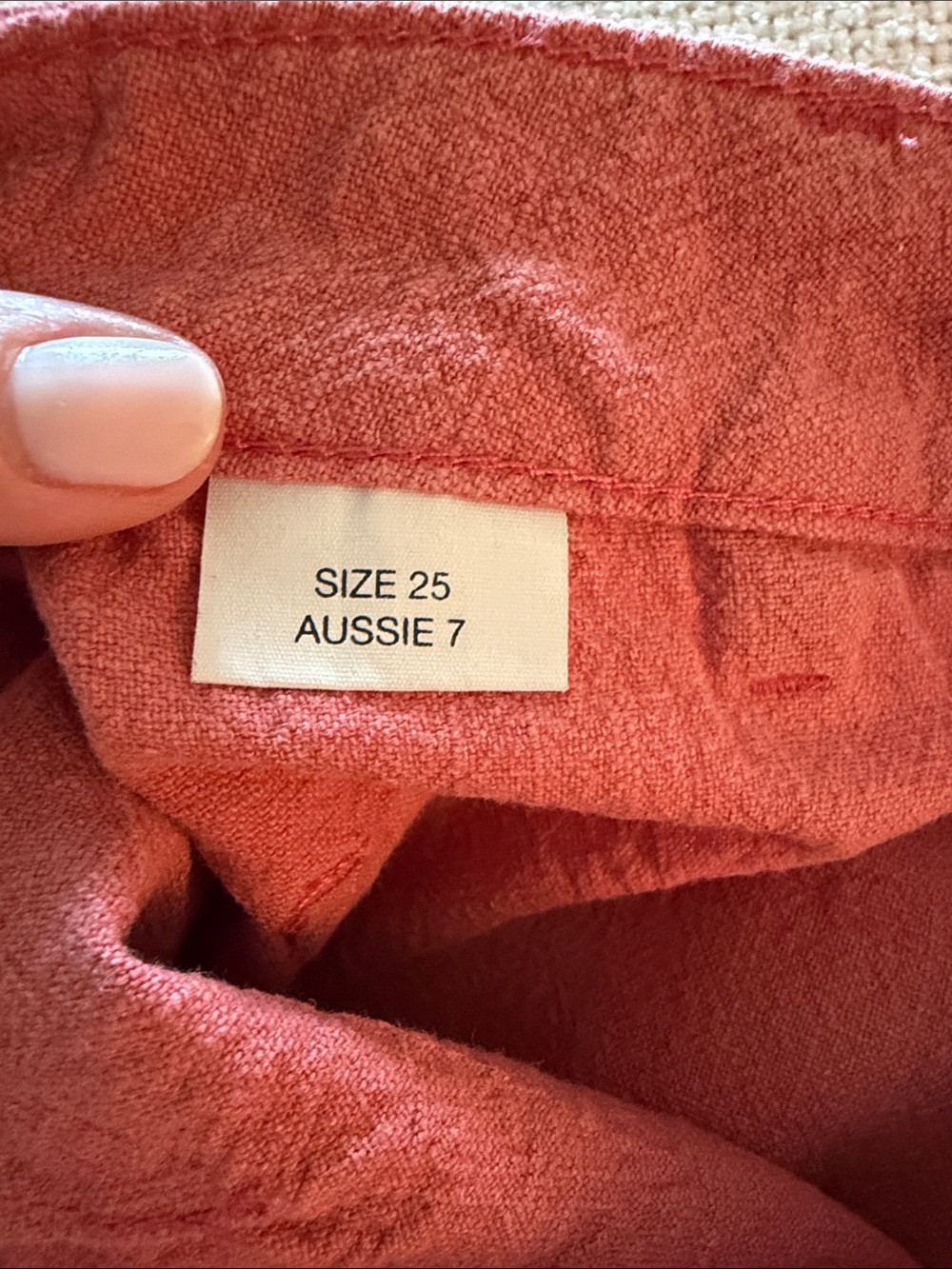 ROLLA'S Rust Red Wide-Leg Pants - Picture 4 of 4